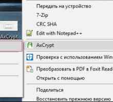Безпека даних. Частина 3 &laquo;шифрування файлів за допомогою axcrypt&raquo;
