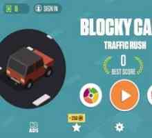 Blocky cars: traffic rush