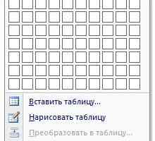 Як зробити таблицю в word.