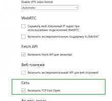 Як прискорити відкриття веб-сторінок в microsoft edge за допомогою tcp fast open?
