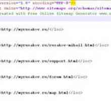 Карта сайту в форматі xml