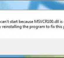 Msvcr100.dll відсутня