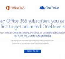 Хмарне сховище onedrive для передплатників office 365 стало безлімітним