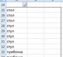 Розділова лінія рядків в таблиці excel.