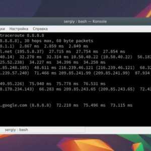 Команда traceroute linux