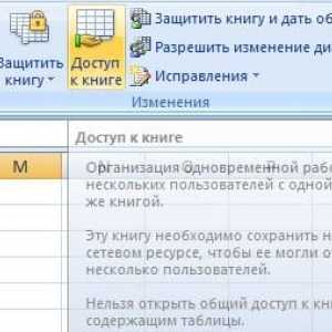 Загальний доступ до файлу excel.