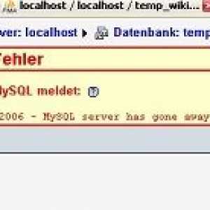 Помилка 2006 чи server has gone away