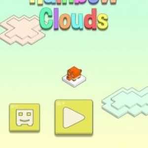 Rainbow clouds