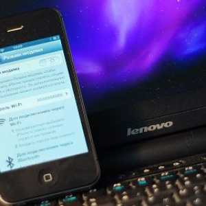 Режим wi-fi модему в iphone